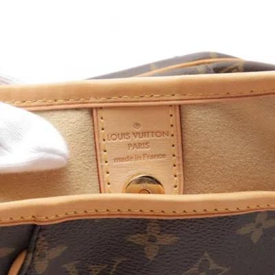 Pre-owned Louis Vuitton Brown Coated Canvas Leather Shoulder Bag ()