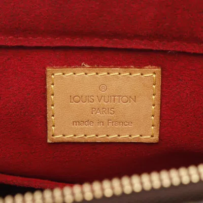 Pre-owned Louis Vuitton Brown Coated Canvas Leather Shoulder Bag ()