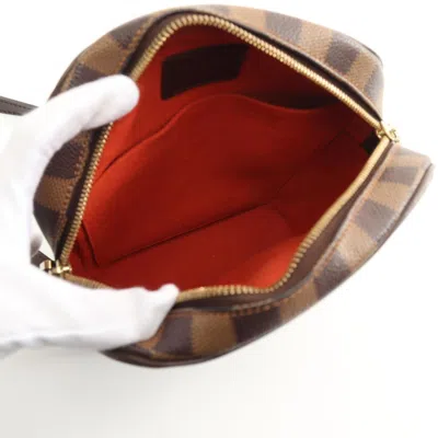 Pre-owned Louis Vuitton Brown Coated Canvas Leather Shoulder Bag ()