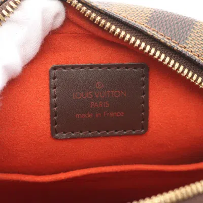 Pre-owned Louis Vuitton Brown Coated Canvas Leather Shoulder Bag ()