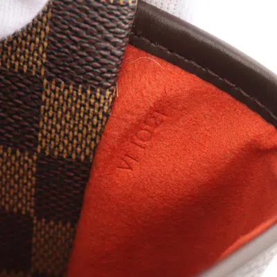 Pre-owned Louis Vuitton Brown Coated Canvas Leather Shoulder Bag ()