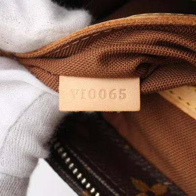 Pre-owned Louis Vuitton Brown Coated Canvas Leather Tote Bag ()
