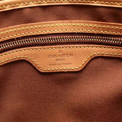 Pre-owned Louis Vuitton Brown Coated Canvas Leather Tote Bag ()