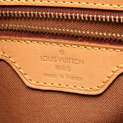 Pre-owned Louis Vuitton Brown Coated Canvas Leather Tote Bag ()