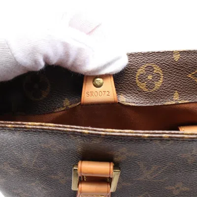 Pre-owned Louis Vuitton Brown Coated Canvas Leather Tote Bag ()