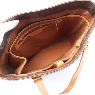Pre-owned Louis Vuitton Brown Coated Canvas Leather Tote Bag ()