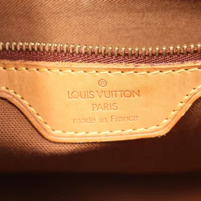 Pre-owned Louis Vuitton Brown Coated Canvas Leather Tote Bag ()