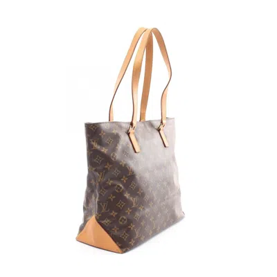 Pre-owned Louis Vuitton Brown Coated Canvas Pvc Monogram Leather Tote Bag ()