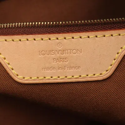 Pre-owned Louis Vuitton Brown Coated Canvas Pvc Monogram Leather Tote Bag ()