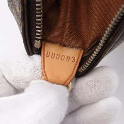 Pre-owned Louis Vuitton Brown Coated Canvas Pvc Monogram Leather Tote Bag ()
