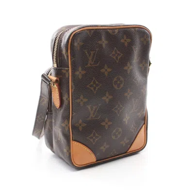 Pre-owned Louis Vuitton Brown Coated Canvas Shoulder Bag ()