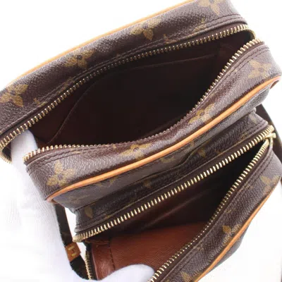 Pre-owned Louis Vuitton Brown Coated Canvas Shoulder Bag ()
