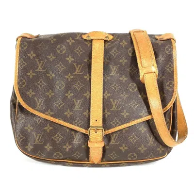 Pre-owned Louis Vuitton Brown Monogram Canvas Shoulder Bag ()