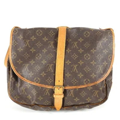 Pre-owned Louis Vuitton Brown Monogram Canvas Shoulder Bag ()