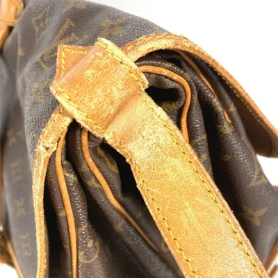 Pre-owned Louis Vuitton Brown Monogram Canvas Shoulder Bag ()