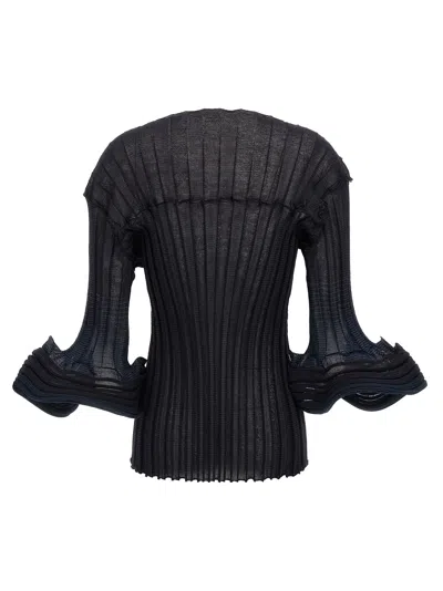 Issey Miyake Blue Asagao Top