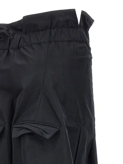 Issey Miyake Black Enfold Trousers