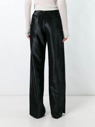 Shop Ssheena Powl Straight-leg Trousers In Black