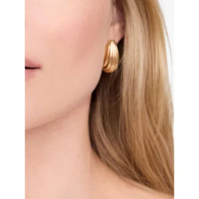 Anine Bing Brass Earrings In Gold