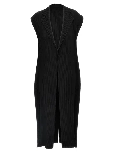 Issey Miyake Hatching Pleats Vest