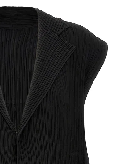 Issey Miyake Hatching Pleats Vest