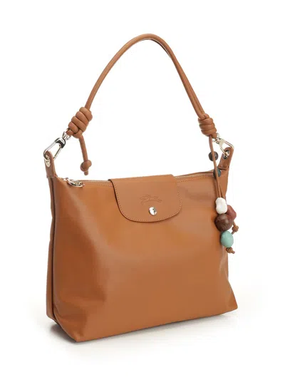 LONGCHAMP PARIS LE PLIAGE CÉRAMIQUE - SAC PORTÉ ÉPAULE L SHOULDER BAGS BROWN 