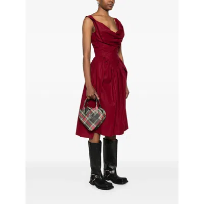 Vivienne Westwood Printed Synthetic Leather Josephine Heart Handbag In Multi