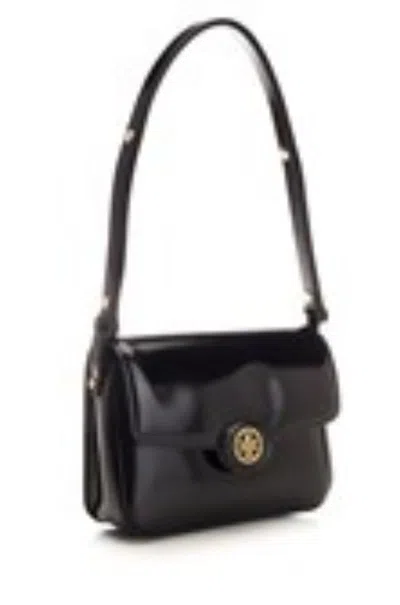 Tory Burch Robinson Shoulder Bags Black