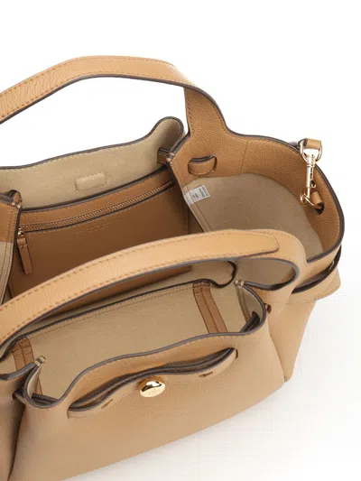 Tory Burch Romy Handbags Brown