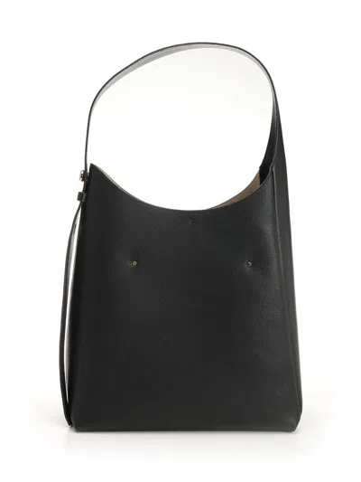 Tory Burch Small Leather Hobo Bag With Adjustable Strap
