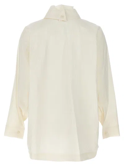 Issey Miyake Cotton Button-shoulder Oversized Shirt