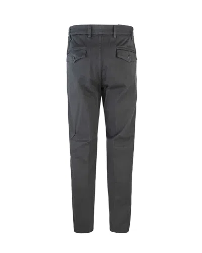 Eleventy Black Cotton Trousers