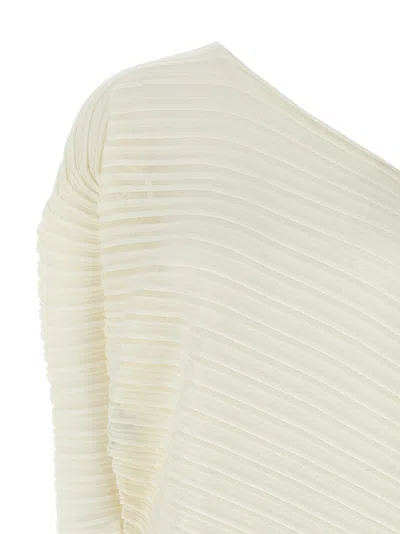 Issey Miyake White Stream Top
