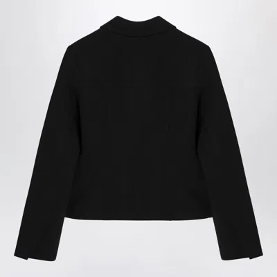 Ganni Crepe Jacket With Back Seam Detailing