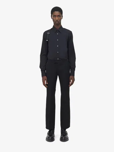Alexander Mcqueen Alexander Mc Queen Harness Shirt With T Buckle In Black