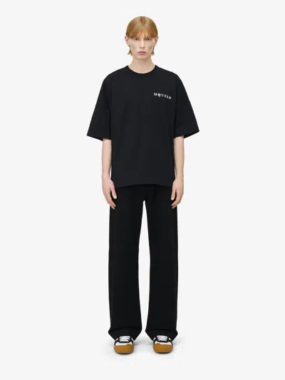 Alexander Mcqueen Black Cotton Clothing T-shirts