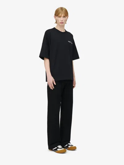 Alexander Mcqueen Black Cotton Clothing T-shirts