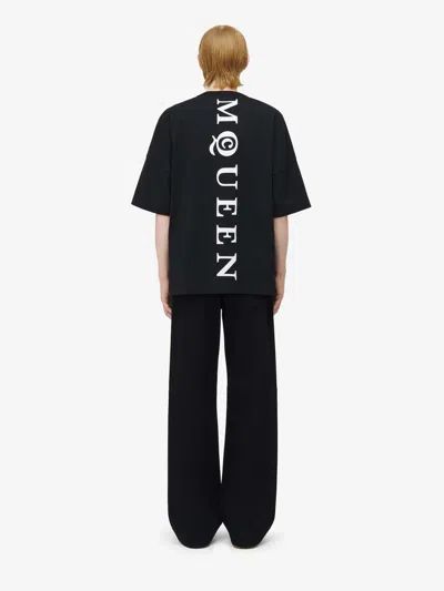 Alexander Mcqueen Black Cotton Clothing T-shirts