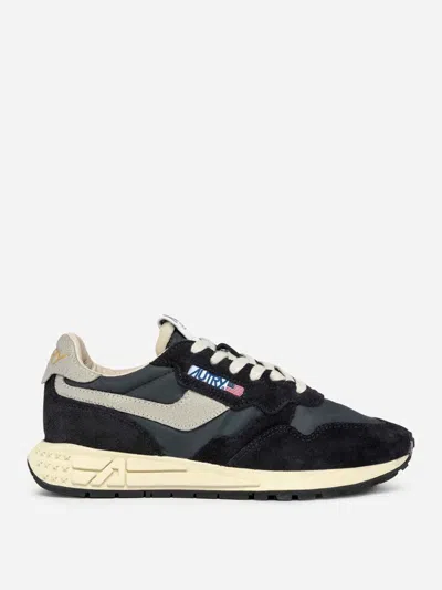 Autry Reelwind Running Sneakers In Suede And Nylon