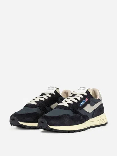 Autry Reelwind Running Sneakers In Suede And Nylon