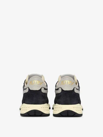 Autry Reelwind Running Sneakers In Suede And Nylon