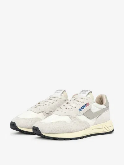 Autry Reelwind Sneakers In Gray With Suede