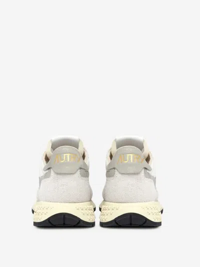 Autry Reelwind Sneakers In Gray With Suede