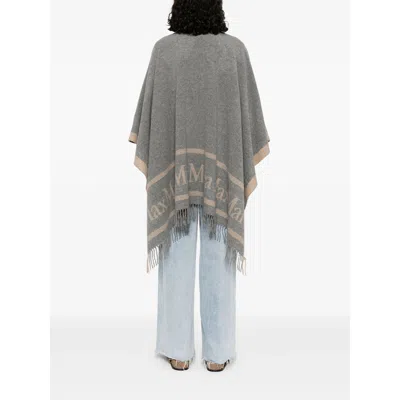 Max Mara Studio Capes In Gray