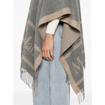 Max Mara Studio Capes In Gray