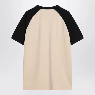 Valentino Sleeve Contrast Graphic Print Crew Neck