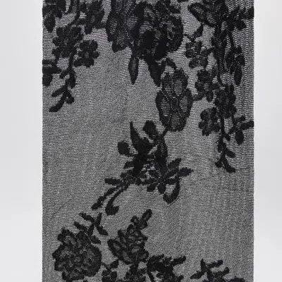 Valentino Garavani Black Lace Tights