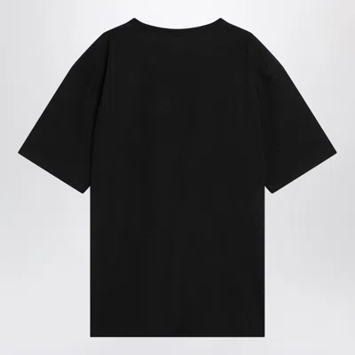 Valentino Garavani T-shirt With Le Chat De La Maison Print In Black