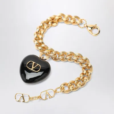 Valentino Garavani Coer Royal Bracelet Gold-coloured In In Metallic