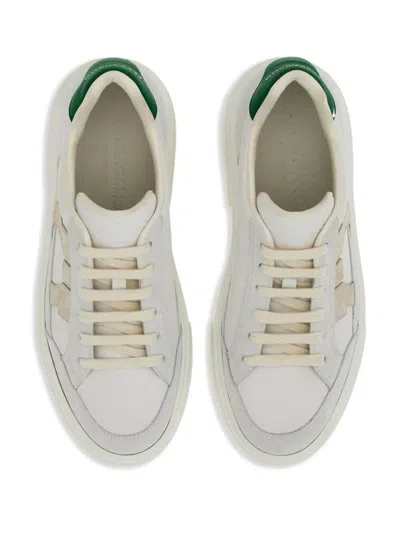 Ferragamo Gancini-patch Calfskin Sneakers